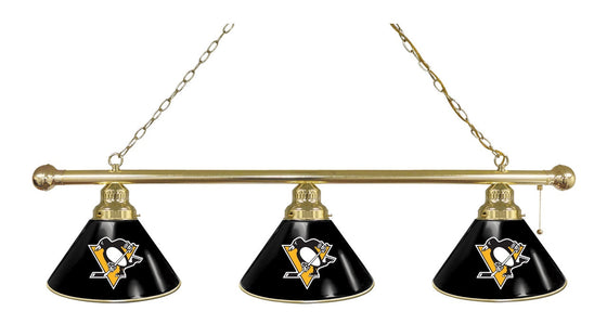 Pittsburgh Penguins Logo Billiard Light Fixture - Man Cave Boutique