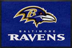 Mat 4x6 Baltimore Ravens NFL - Man Cave Boutique