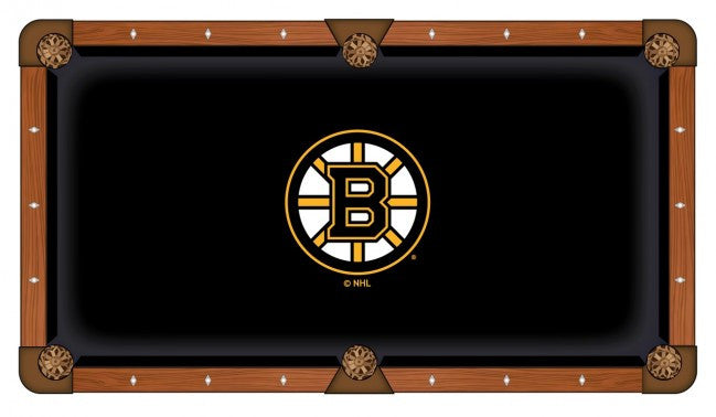 Boston Bruins NHL Logo Pool Table Cloth - Man Cave Boutique