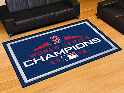 Rug 5x8 Boston Red Sox MLB 2018 World Series Champions - Man Cave Boutique