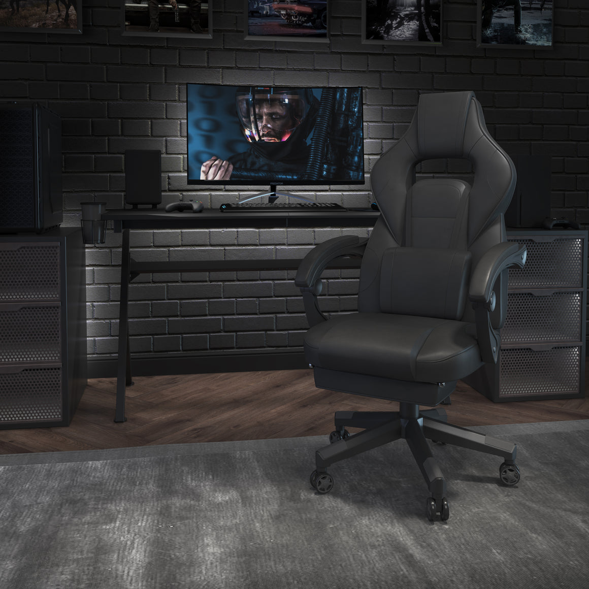 Gaming Racing Ergonomic Computer Chair - X40 Black - Man Cave Boutique