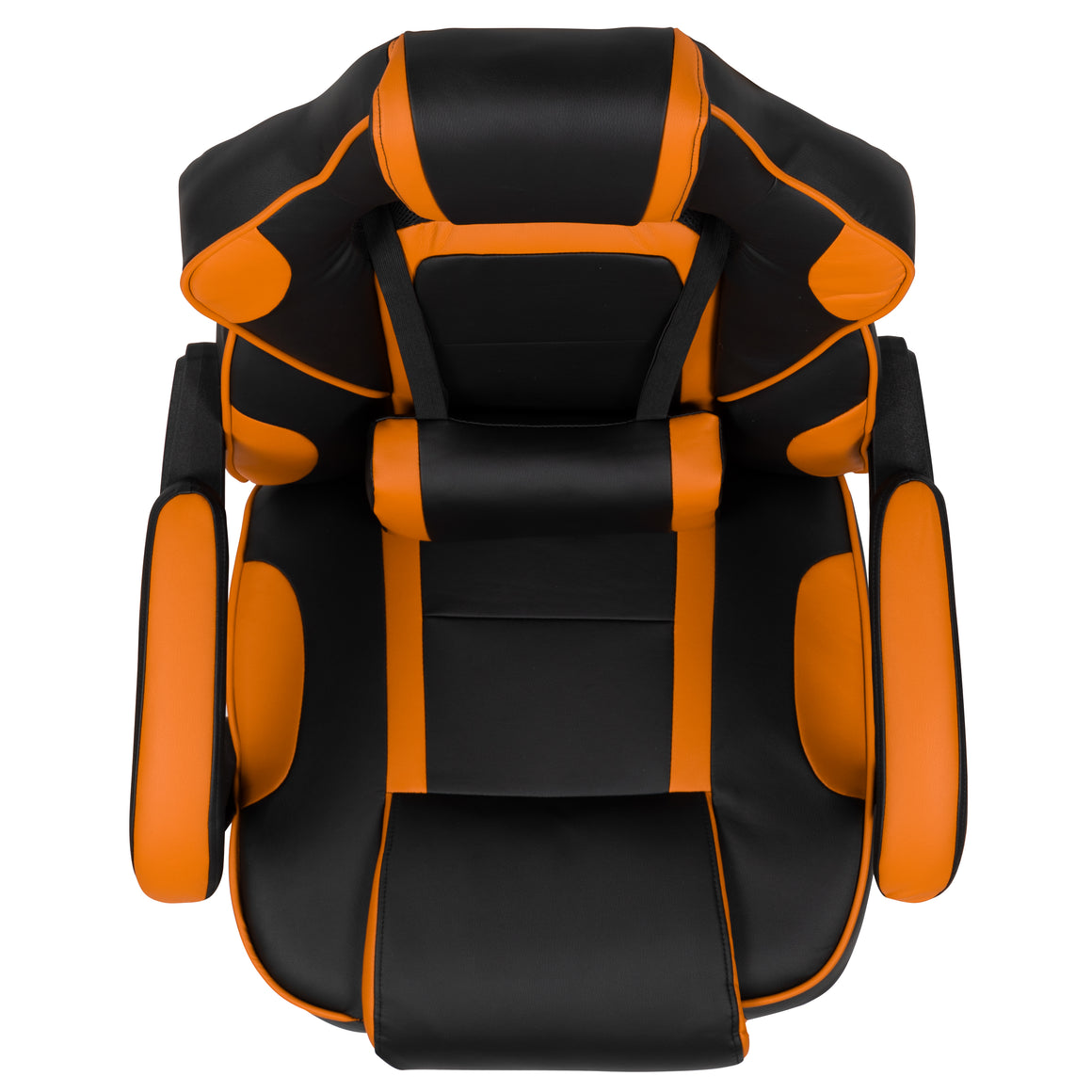 Gaming Racing Ergonomic Computer Chair with Massage - Orange - Man Cave Boutique