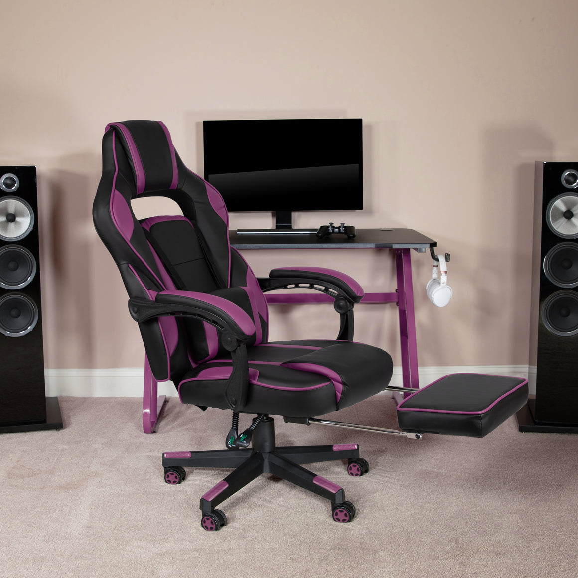 Gaming Racing Ergonomic Computer Chair - X40 Purple - Man Cave Boutique