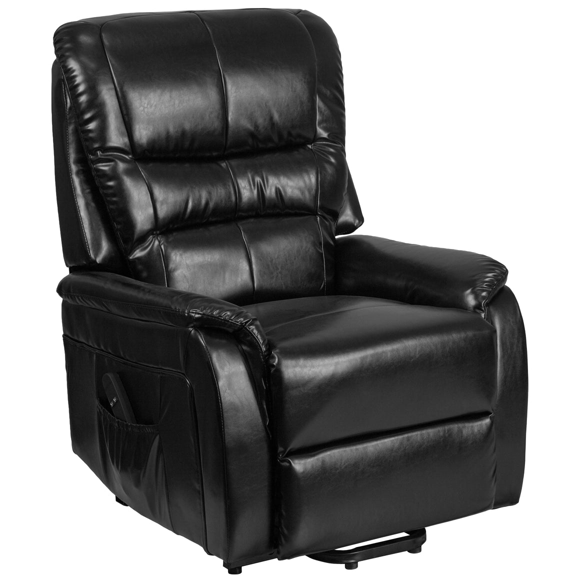 Power Lift Assist Recliner Chair Contemporary Style - Black - Man Cave Boutique