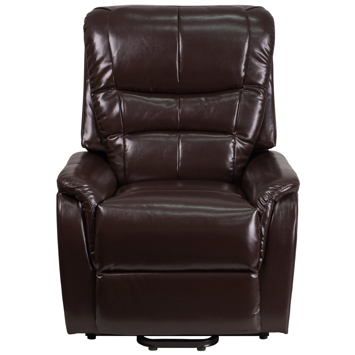 Power Lift Assist Recliner Chair Contemporary Style - Brown - Man Cave Boutique