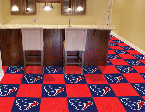 Houston Texans NFL Carpet Tiles - Man Cave Boutique