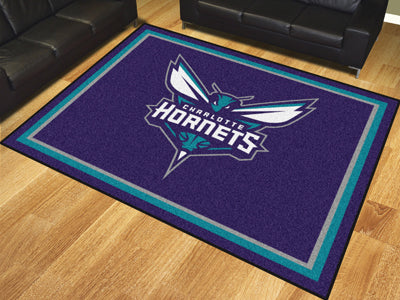 Rug 8x10 Charlotte Hornets NBA - Man Cave Boutique