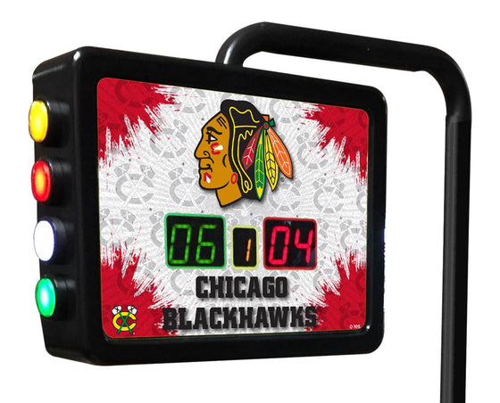 Chicago Blackhawks NHL Electronic Shuffleboard Scoring Unit - Man Cave Boutique