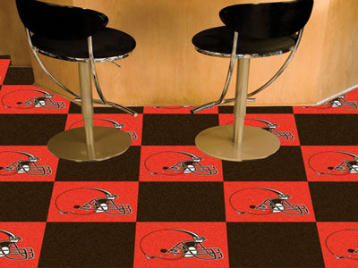 Cleveland Browns NFL Logo Carpet Tiles - Man Cave Boutique