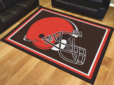 Rug 8x10 Cleveland Browns NFL - Man Cave Boutique