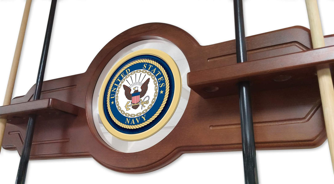 U.S. Navy Logo 8' Pool Table - Man Cave Boutique