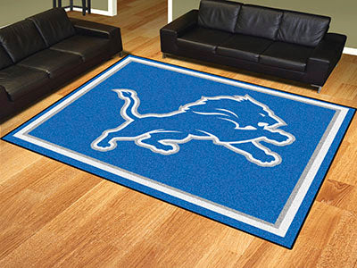 Rug 8x10 Detroit Lions NFL - Man Cave Boutique