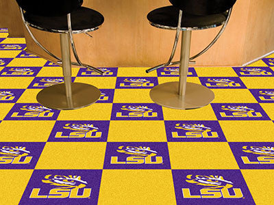 LSU Carpet Tiles - Man Cave Boutique