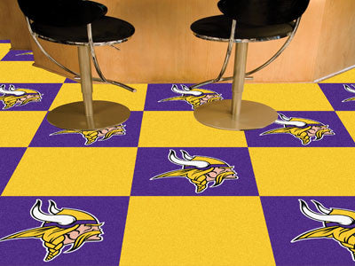 Minnesota Vikings NFL Carpet Tiles - Man Cave Boutique