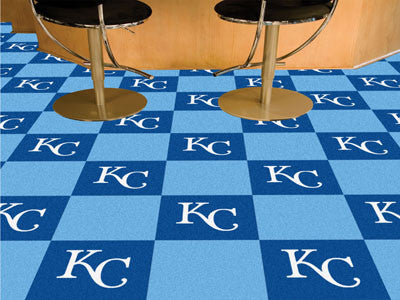 Kansas City Royals MLB Carpet Tiles - Man Cave Boutique