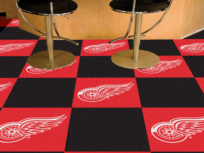 Detroit Red Wings NHL Carpet Tiles - Man Cave Boutique