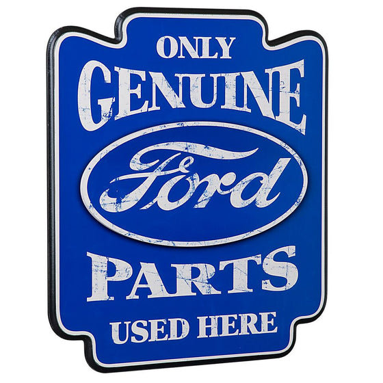 Ford Genuine Parts Pub Sign - 19"W x 22"H - Man Cave Boutique
