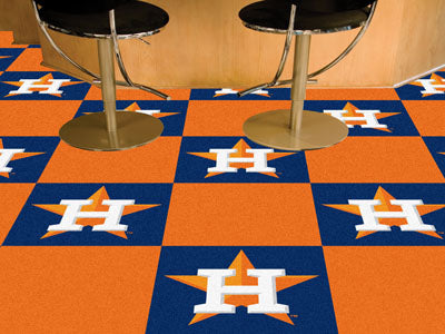 Houston Astros MLB Logo Carpet Tiles - Man Cave Boutique