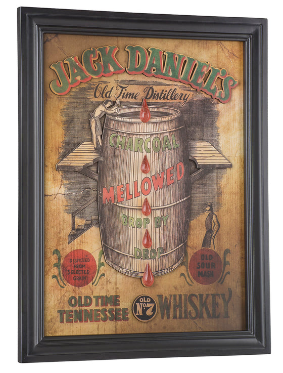Jack Daniel's® Framed Pub Sign 17.5"W x 22.5"H - Man Cave Boutique