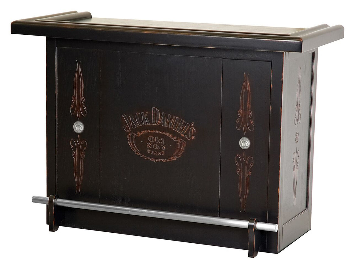 Jack Daniel's® Old No. 7 Brand Wood Bar Cabinet - Man Cave Boutique