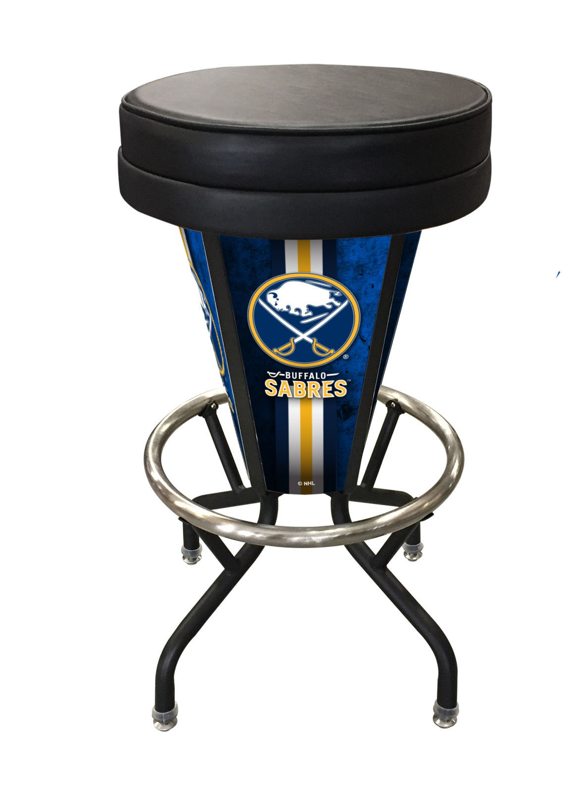 Buffalo Sabres NHL Logo LED Lighted Bar Stool - Man Cave Boutique