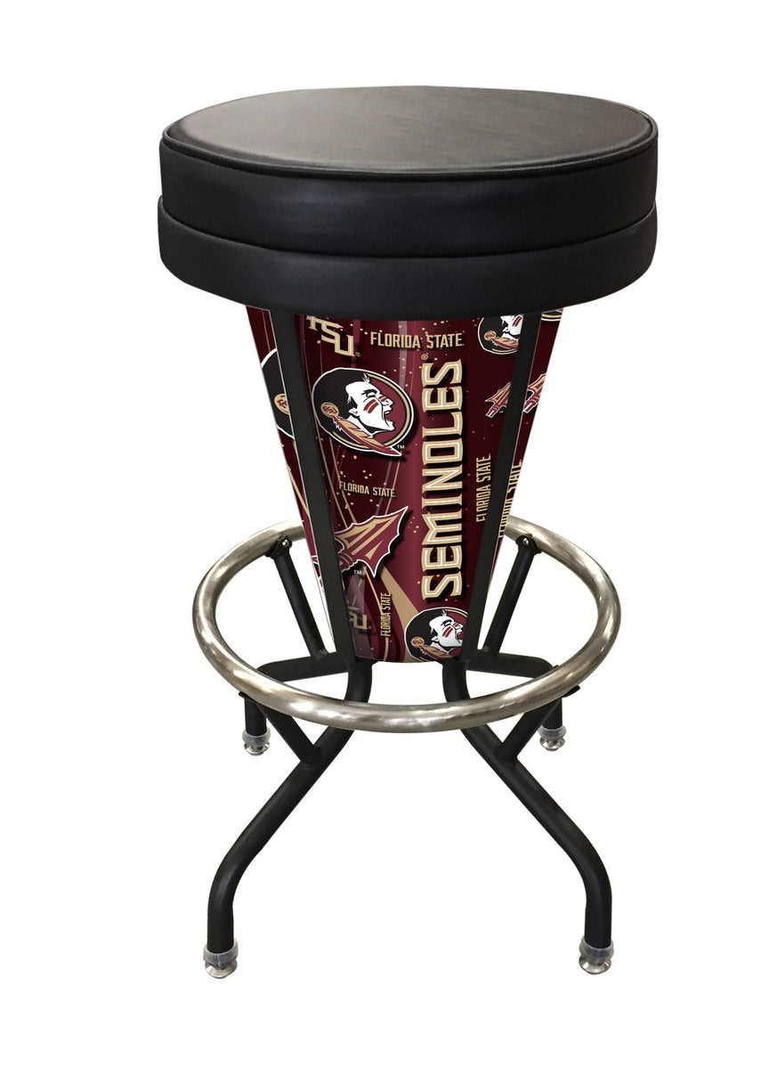 Florida State University Logo LED Lighted Bar Stool - Man Cave Boutique