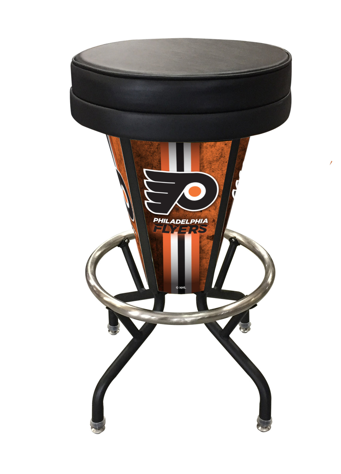 Philadelphia Flyers NHL LED Lighted Logo Bar Stool L5000 - Man Cave Boutique