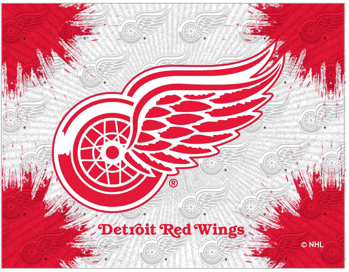 Detroit Red Wings 24" x 32" Logo Printed Canvas Wall Art - Man Cave Boutique