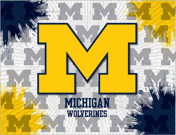 University Of Michigan Printed Canvas Wall Art - Man Cave Boutique