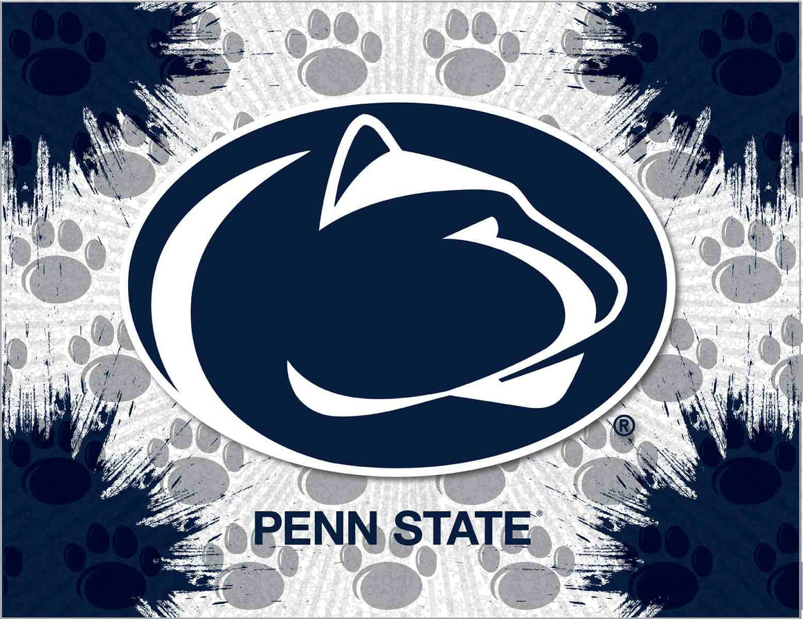 Penn State 24" x 32" Logo Canvas by Holland Bar Stool Company - Man Cave Boutique
