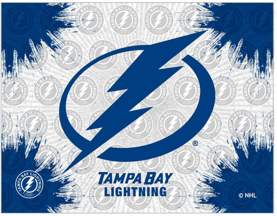 NHL Tampa Bay Lightning 24" x 32" Logo Printed Canvas Wall Art - Man Cave Boutique