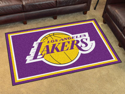 Rug 4x6 Los Angeles Lakers NBA - Man Cave Boutique