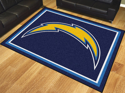 Rug 8x10 Los Angeles Chargers NFL - Man Cave Boutique
