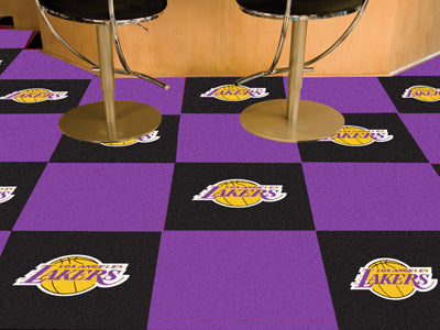 Los Angeles Lakers NBA Carpet Tiles Flooring - Man Cave Boutique