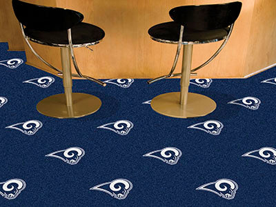 Los Angeles Rams NFL Logo Carpet Tiles - Man Cave Boutique