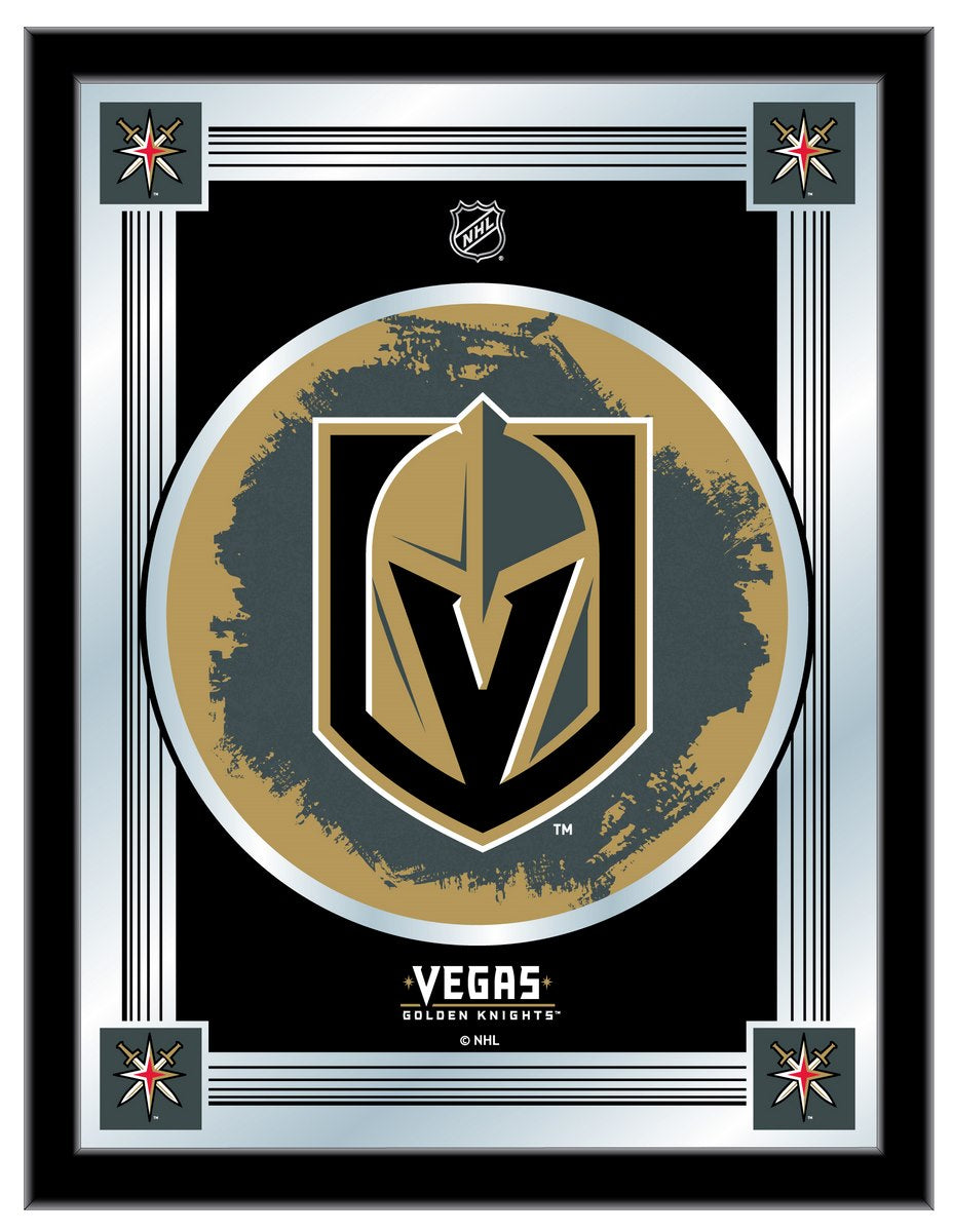 Vegas Golden Knights NHL Logo Mirror 17x22 - Man Cave Boutique