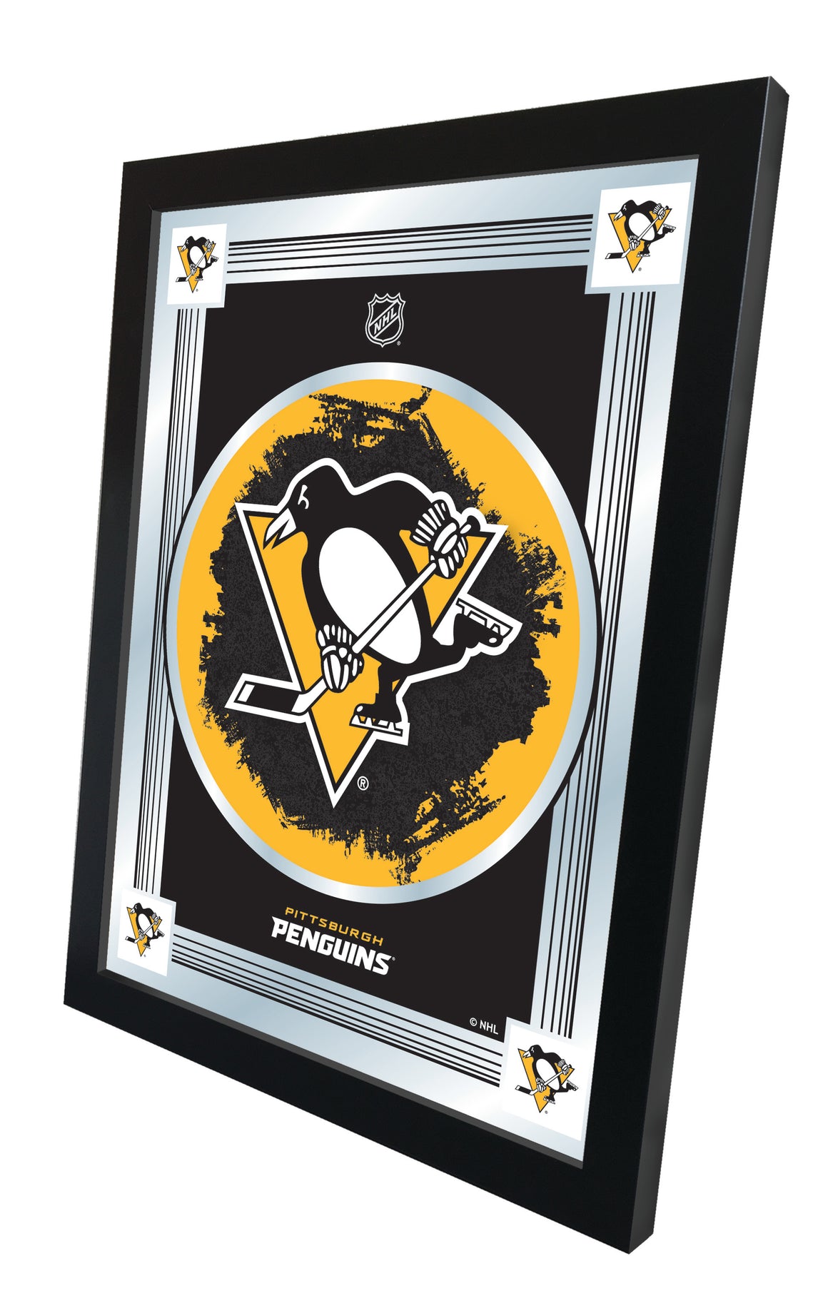Pittsburgh Penguins NHL Logo Mirror 17x22 - Man Cave Boutique