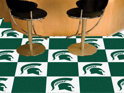 Michigan State University Logo Carpet Tiles - Man Cave Boutique
