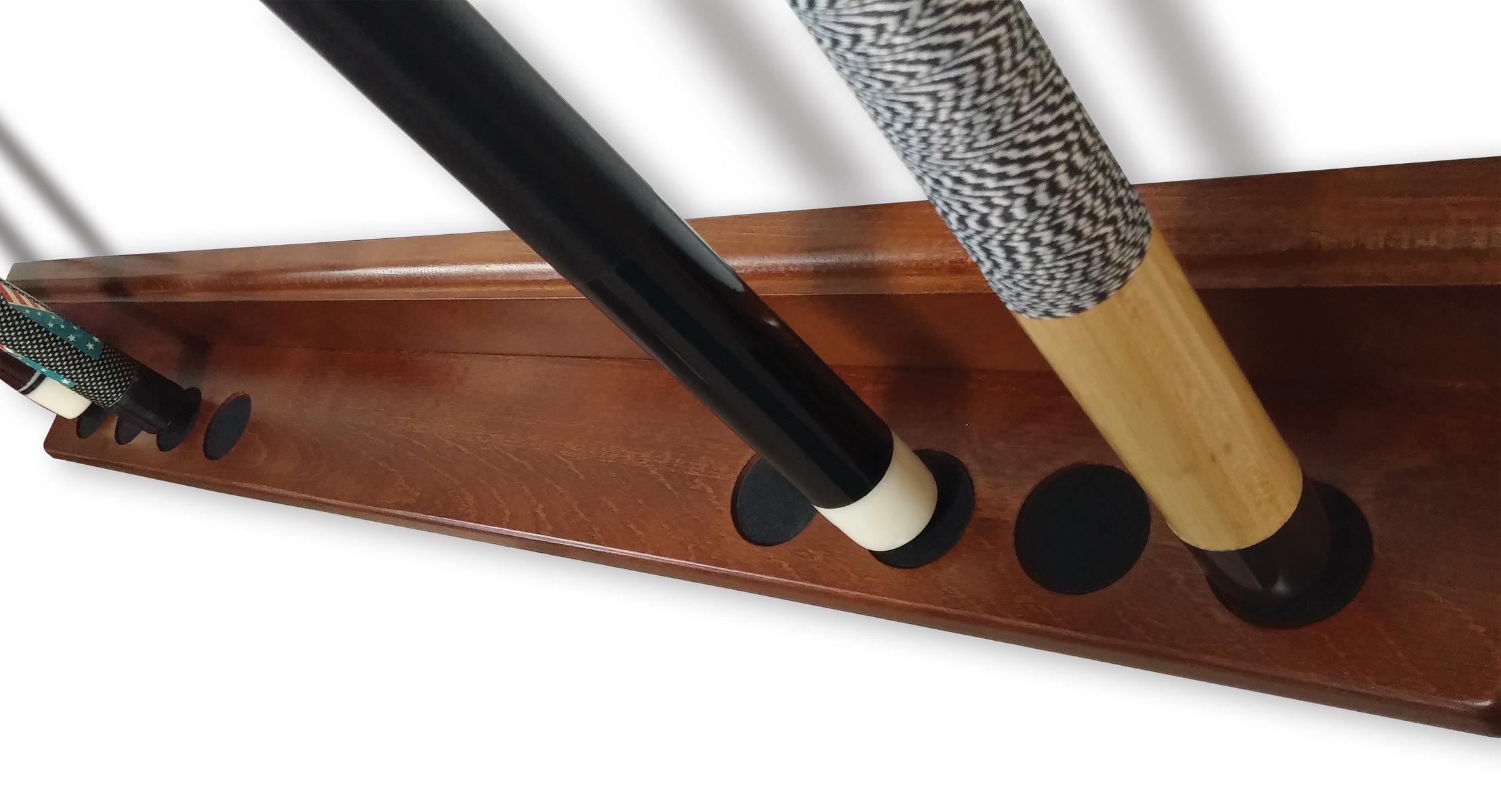 Michigan Pool Rack Michigan Sate University Logo 2 Piece Pool Cue Rack - Man Cave Boutique