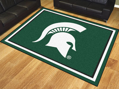 Rug 8x10 Michigan State University - Man Cave Boutique