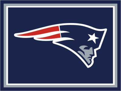 Rug 8x10 New England Patriots NFL - Man Cave Boutique