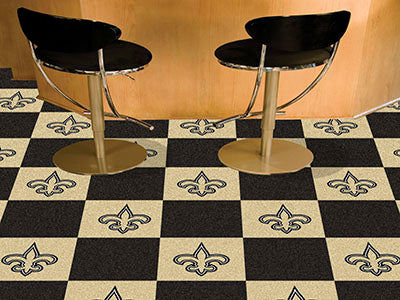 New Orleans Saints NFL Logo Carpet Tiles - Man Cave Boutique