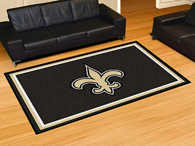 Rug 5x8 New Orleans Saints NFL - Man Cave Boutique
