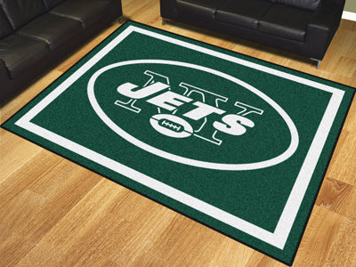 Rug 8x10 New York Jets NFL - Man Cave Boutique