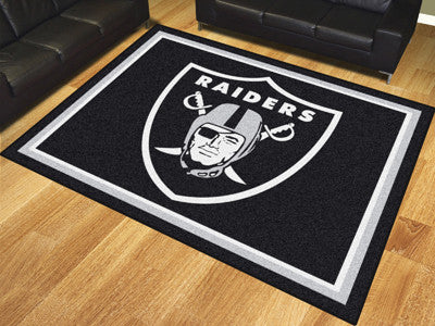 Rug 8x10 Las Vegas Raiders NFL - Man Cave Boutique