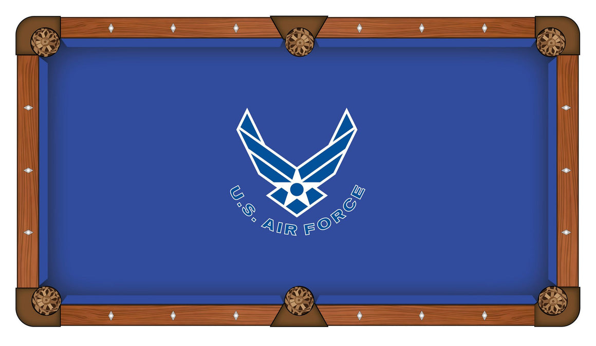 U.S. Air Force Logo 8' Logo Pool Table - Man Cave Boutique