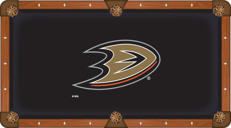 Anaheim Ducks NHL Logo 8' Pool Table - Man Cave Boutique