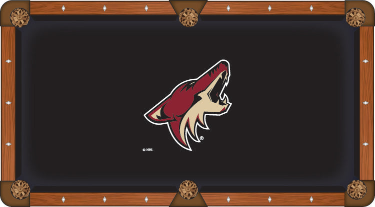 Arizona Coyotes NHL Logo 8' Pool Table - Man Cave Boutique