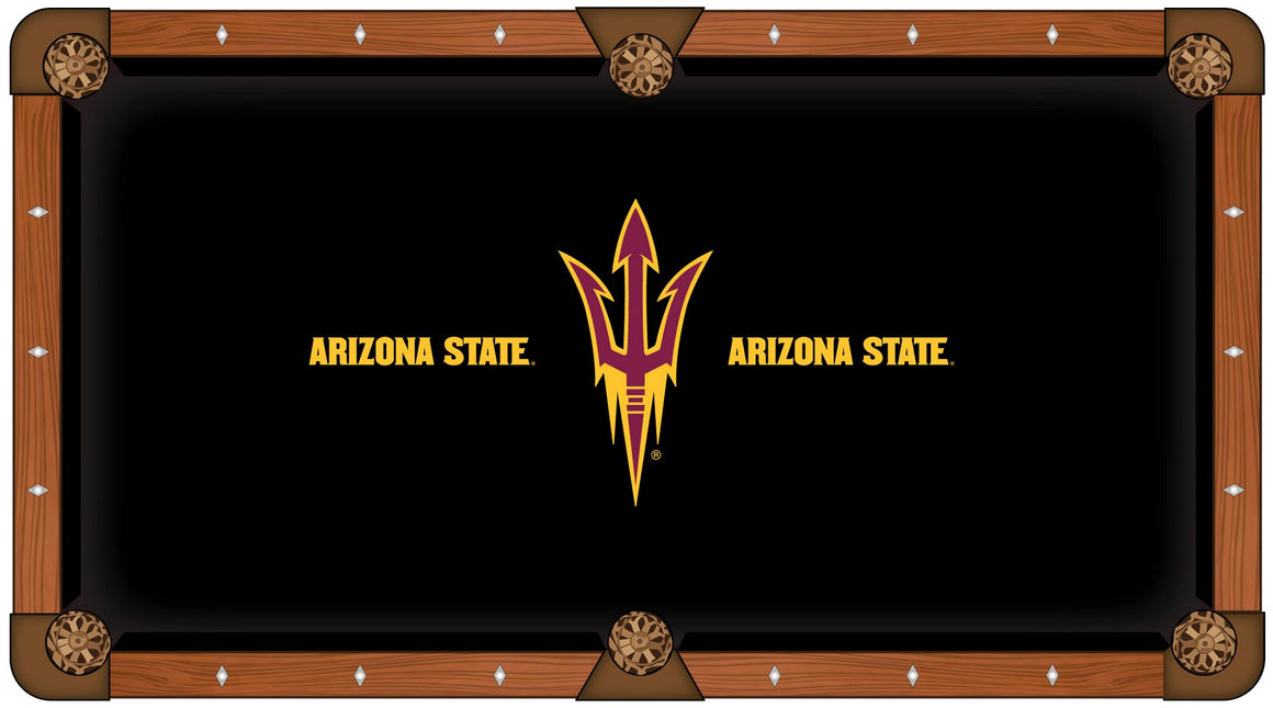 Arizona State University Logo 8' Pool Table - Man Cave Boutique