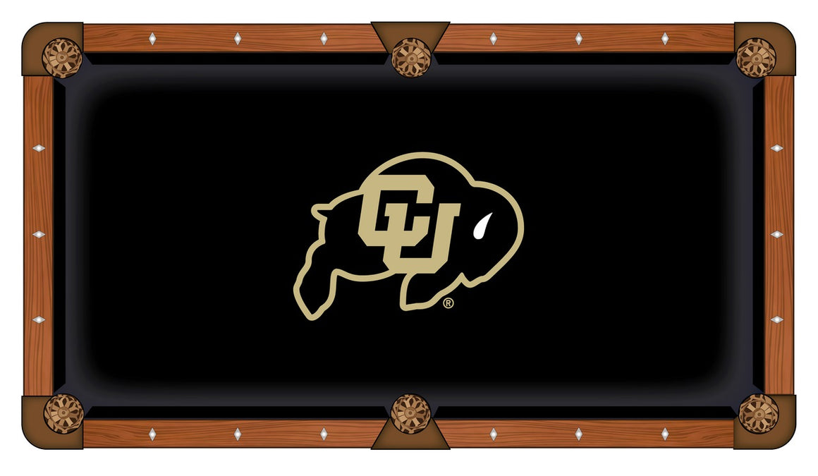 University of Colorado Logo 8' pool table - Man Cave Boutique